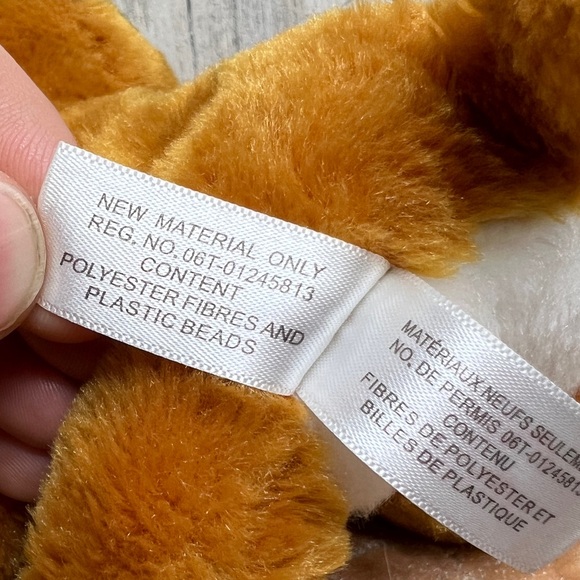 Ty Beanie Baby TIGGS The Bengal Tiger Plush Stuffed Animal Brown White - Picture 6 of 9